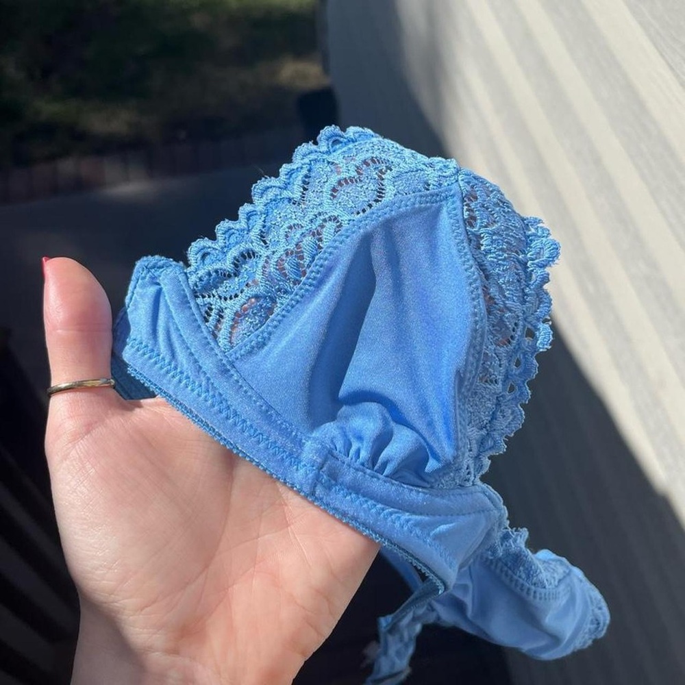 Blue Lace Aerie Bralette - Picture 5 of 8